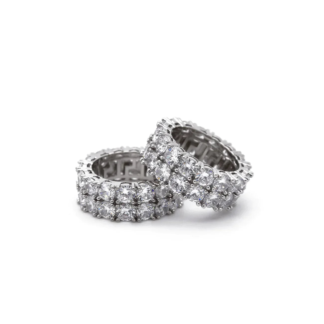 Double Row Eternity Diamond Ring - Exclusive Jewels