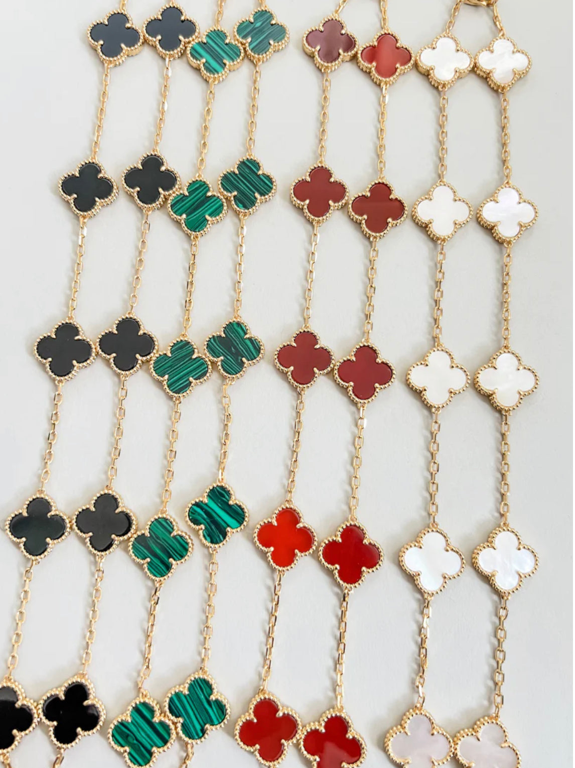 Multi Clover Leaf Necklace By Exclusive
