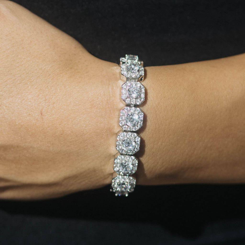 Clustered Tennis Bracelet - Exclusive Jewels