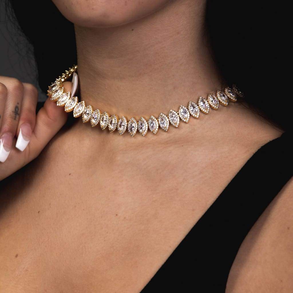 10mm Marquise Cut Necklace - Exclusive Jewels