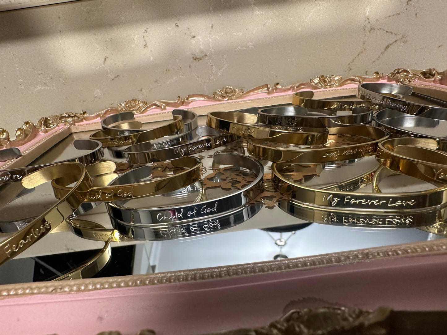Faith Moves Mountains Cuff