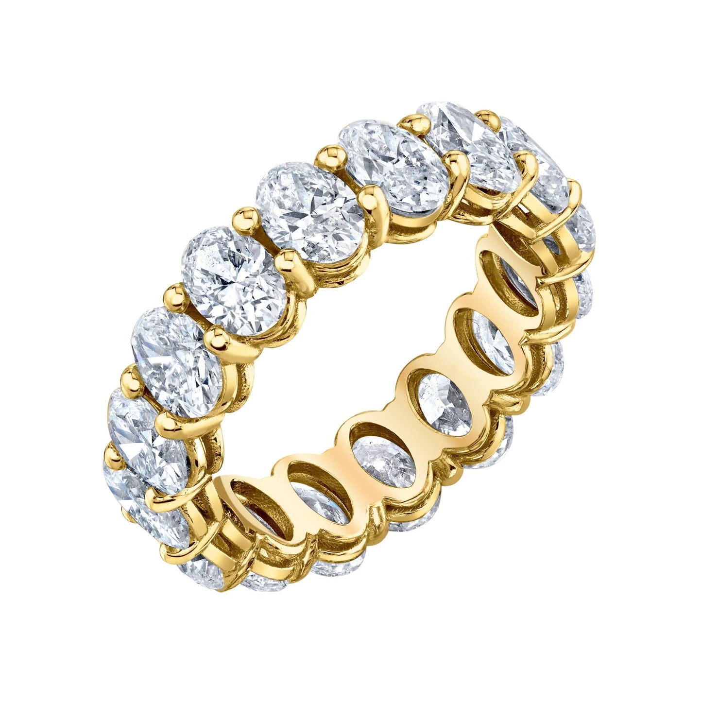 Oval Eternity Band Ring