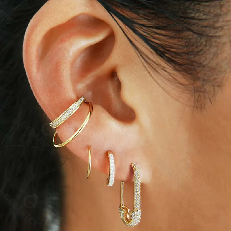 Safety Pin Earring