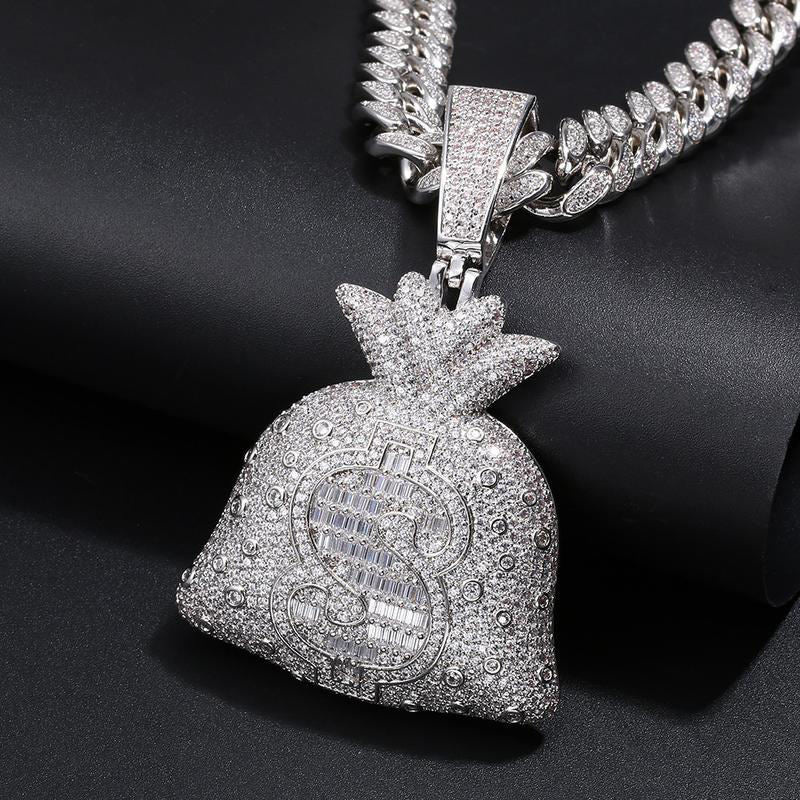 Money Bag Pendant Necklace - Exclusive Jewels