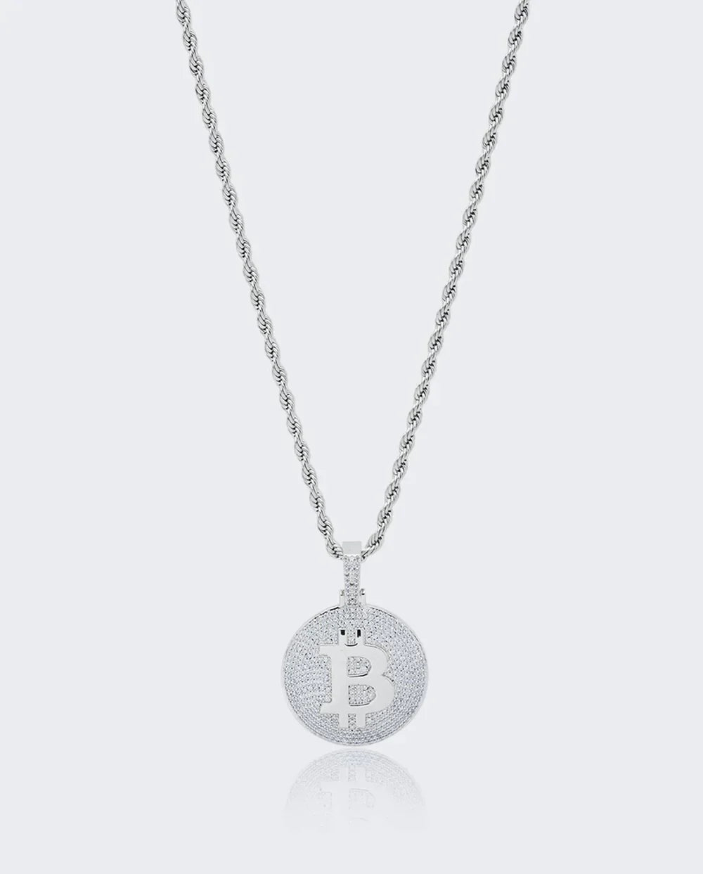 Bitcoin Pendant Necklace - Exclusive Jewels